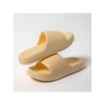thumbnail image 3 of Fangasis Women Slide Sandals Casual Home Shoe Slip On House Comfortable Slippers Yellow (3.5cm) 6-7.0, 3 of 4