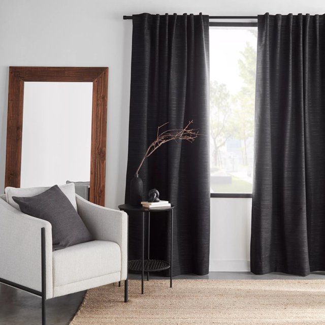 Bouclair Dayni Rideau Occultant à Pattes Arrière 52x84 Po (132x213 cm)