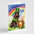 thumbnail image 4 of Beagle St Patrick's Day Greeting Cards Pack of 8 7 in x 5 in, 4 of 20