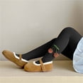 thumbnail image 4 of Auroural Girls Leggings Size 6-7 Girls Clothes Children'S Knitted Striped Twisted Pantyhose Dance Base Pants 2-7 Years, 4 of 6