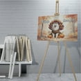 thumbnail image 4 of Happy Thanksgiving Samoyed Turkey Costume Pumpkins Autumn Leaves Horizontal Matte Canvas Poster Siberian Sammy Dog Lover Wall Art Home Decor - 130144, 4 of 5