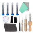 thumbnail image 1 of 128 PCS Needle Felting Kit, 4 Sizes Felting Needles, Needle Felting Tools Wool Felting Supplies Kit, 1 of 5