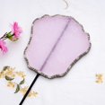 thumbnail image 1 of Butterfly Fan Imitation Flower Luo Shaped Fan Long And Short Handle Fan Hanfu Dance Retro Shooting Props Round Fan, 1 of 4