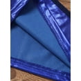 thumbnail image 4 of Manyakai Kids Girls Boys Shiny Sports Bra Sleeveless Training Bra Slant Shoulder Crop Cami Bralette Royal Blue 150-160, 4 of 6