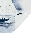 thumbnail image 5 of Creative Products White Sailboat 71x74 Shower Curtain, 5 of 6