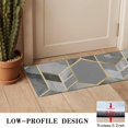 thumbnail image 3 of Gray Gold Hexagon Marble Pattern Door Rugs,Washable Non Slip Door Mats Indoor,Decorative Door Mats,Entry Mat Indoor for Entrance,Bedroom,Kitchen,Bathroom,16"x47", 3 of 6