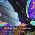 thumbnail image 2 of DaShan Blacklight Mushroom Tapestry Wall Hanging,Fantasy Galaxy Space Tapestries for Dorm Living Room Bedroom Decor 60"Wx50"L, 2 of 5