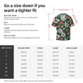 thumbnail image 5 of Fuzoiu Lilies Flowers Print Men's Casual Short,Men's Short Sleeve Shirt,Mens Casual Button Down Shirts,Cuban Collar Summer Shirt for Beach, Vacation, and Outdoor Activities-3X-Large, 5 of 5