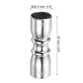 thumbnail image 2 of Uxcell 3 in 1 Snooker Billiard Pool Cue Stick Tip Tool Accessories Scuffer/Shaper/Aerator, Silver Tone, 2 of 5