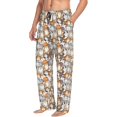 thumbnail image 2 of Balery Cartoon Cat 1 print Men's Pajama Pants,Ultra Lightweight Pjs,Lounge Pant-Medium, 2 of 9