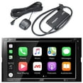 thumbnail image 1 of Double DIN Digital Media SiriusXM Ready Bluetooth USB Stereo Receiver w/ 6.8" Clear Resistive Touch Monitor, SiriusXM Satellite Radio Connect Vehicle Tuner Kit, 1 of 3