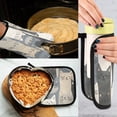 thumbnail image 5 of Yayeee Oven Mitts and Pot Holder Set of 2 Heat Resistant Kitchen Gloves Baking Hot Pad, Blue Cute Cats, 5 of 5