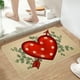 thumbnail image 4 of pstuiky Felpudo de San Valentín felpudo de bienvenida para exteriores para puerta de entrada regalo de San Valentín felpudo antideslizante, 4 of 7