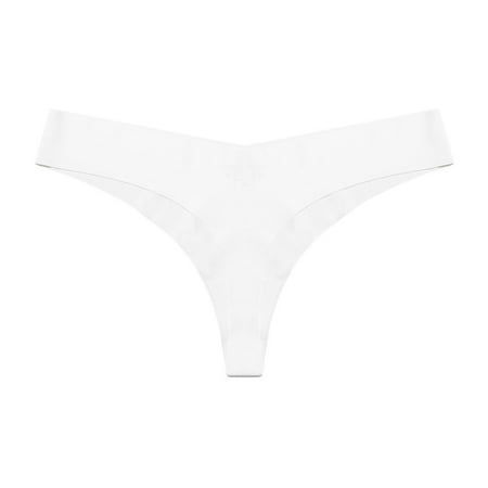 Bigersell Womens High Waisted Underwear Clearance Lace Panties Briefs Panty Style P-1666 Polyester Cheeky Panties G String Thongs Ladies Briefs High Waist Women s Panties White M