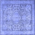 thumbnail image 1 of Ahgly Company Indoor Square Persian Blue Traditional Area Rugs, 6' Square, 1 of 4