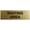 Brushed Gold, variant on Signs ByLITA Basic Waiting Area Sign - Laser-Engraved Lettering | Durable ABS Plastic | Vibrant Colors | Powerful Foam Tape (Ivory/Dark Brown) - Small