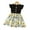 Black, variant on KYAIGUO Girl's Casual Dresses Ruffle Short Sleeve Dress for Toddler Kids Fashion 3D Floral Printed Dresses for Infant 12 Months to 8 Years
