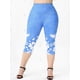 thumbnail image 2 of Leggings Capri Talla Extra Estampado 3D Rosegal Leggings de talla grande, 2 of 5