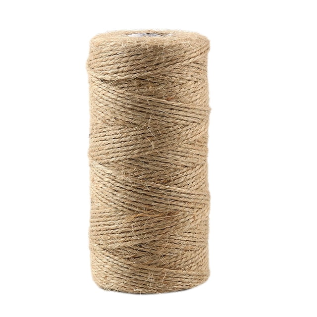 1M Handmade Hemps Linen Cords Burlaps Twines Rope String DIY Craft Decoration, 2mm Diameter