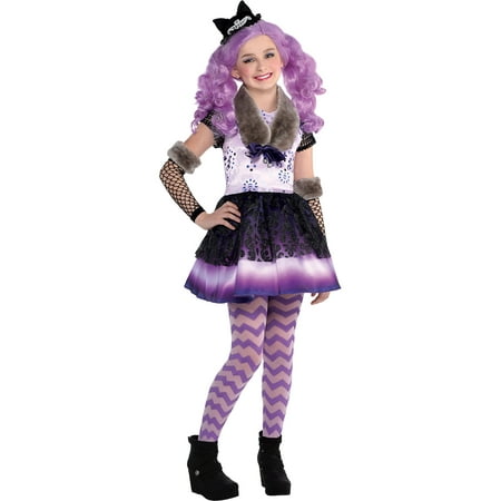 Ever After High Kitty Cheshire Halloween Costume for Girls, Large, with Included Accessories, by Amscan