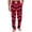 Red, variant on ASDFVBKG Halloween Pajama Pants for Men Hallowmas Pj Pants for Men Pumpkin Ghost Print Lounge Bottoms Elastic Waist Drawstring Sleepwear With Pockets Red L