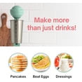 thumbnail image 4 of Milkshake Maker Machine – Electric Milkshake blender & Milk Frother – Restaurant Quality Smoothie Maker – Easy Clean Milkshake Mixer - 2 Speed Drink Blender with 16.9 oz. Stainless Steel Blender Cup, 4 of 6