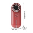 thumbnail image 3 of Mini ventilador portátil USB recargable con pantalla digital, 100 velocidades de viento, funcionamiento silencioso, diseño compacto y portátil para viajes, oficina y uso al aire libre., 3 of 7