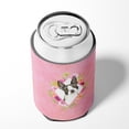 thumbnail image 4 of Carolines Treasures CK4257CC Boston Terrier Pink Flowers Can or Bottle Hugger Can Hugger multicolor, 4 of 5