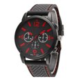 thumbnail image 2 of enjoywould Quartz Watch Portable Adjustable Male Breathable Hollow Holes Sports Watch for Outdoor, 2 of 5