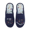 thumbnail image 2 of Dearfoams Cozy Comfort Men's Holiday Novelty Scuff Slip On Slippers, 2 of 6