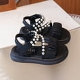 thumbnail image 7 of FSYBOA Girls Sandals, Casual Non-Slip Open Toe Gifts Kids Summer Shoes Black Size 1(Big Kids), 7 of 7