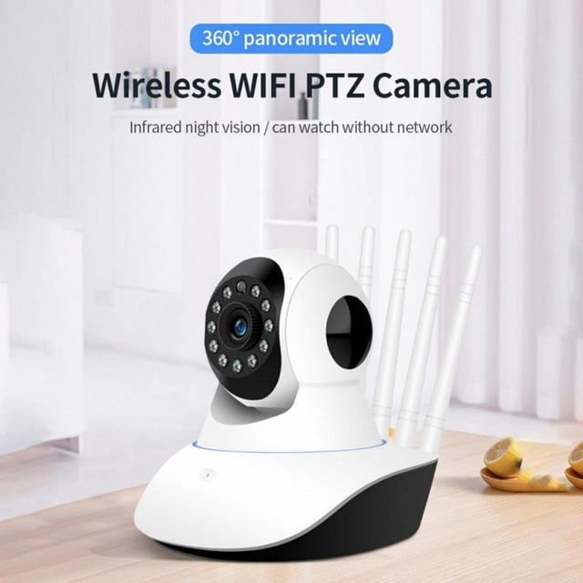 Wireless Indoor Security Camera,Wi-Fi Plug-in Camera for Home Security/Baby Safe Monitor/ Pets,w/Built-in Mic & Speaker,IR Night Vision,Alerts