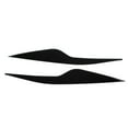 thumbnail image 3 of Headlight Eyelid Cover,  Headlight Eyebrow Colorfast Long Service Life  For Car Glossy Black, 3 of 8
