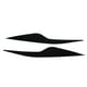 thumbnail image 1 of Headlight Eyebrow Colorfast Long Service Life ABS UV Resistant Headlight Eyelid Cover For Car ANGGREK Otros Vehículos, 1 of 8