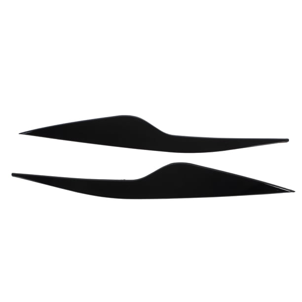 Headlight Eyebrow Colorfast Long Service Life ABS UV Resistant Headlight Eyelid Cover For Car ANGGREK Otros Vehículos