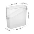 thumbnail image 3 of Caja de almacenamiento para cocina, soporte transparente para rebanadas de queso, nevera, contenedor de queso, caja de conservación de alimentos, 3 of 7