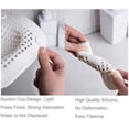 thumbnail image 5 of 4 Pack Drain Hair Catch for Shower TPR Drain Hair Catcher Flat Silicone Plug for Bathroom and Kitchen Filter Shower Drain Protection Flat Strainer Stopper (Grey & White), 5 of 5