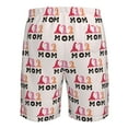 thumbnail image 6 of Kdxio Mothers Day Pattern Mens Casual Shorts - Drawstring Summer Beach Sports Shorts for Men, 6 of 9