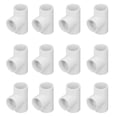thumbnail image 1 of PVC Tee Pipe Fittings, Chemical Resistant Water Pipe Joints  For Building 32mm ID, 1 of 8