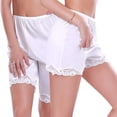 thumbnail image 2 of WSEVYPO Women's Lace Satin Edge Bloomer Pettipant Slip M-XXXL, 2 of 5
