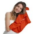 thumbnail image 2 of Pure Cotton Towel,Classic Bath Towels Set of 1,Cotton Soft Bath Towels,39.4''X19.7'' Highly Absorbent and Quick Dry,Multi-purpose Plush Shower Towels,Towels for Home,Hotel,Bathroom(Orange), 2 of 9