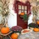 thumbnail image 5 of Lekihaqq Halloween Artificial Leaf Rattan Hanging Indoor Home Decor Wreath Garland Polyester Orange Red Green Fireplace Party Christmas Decoration Thanksgiving, 5 of 7