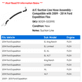 thumbnail image 2 of A/C Suction Line Hose Assembly - Compatible with 2009 - 2014 Ford Expedition Flex 2010 2011 2012 2013, 2 of 2