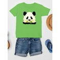 thumbnail image 3 of Panda Eating Leaves T-Shirt Juniors -Image by Shutterstock,  Small, 3 of 4