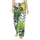 thumbnail image 1 of Balery Watercolor Green Tropical Pantalones de pijama para mujer, pijamas ultraligeros, pantalones de estar por casa-Large, 1 of 6