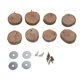 thumbnail image 3 of Plataforma Redonda Para Mascotas Pequeñas, Desarrolla Habilidades De Coordinación Puente De Escalera De Hámster De Madera Longitud Ajustable Para Ejercicio ZAQW 8 escalera, 3 of 8