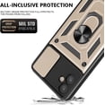 thumbnail image 5 of for Samsung Galaxy A04E Case with Screen Protector [360°Rotatable Kickstand] Military Grade Protection Anti-Scratch Phone Case, Magnetic Car Mounts for Samsung A04E(Gold), 5 of 15