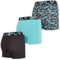 thumbnail image 2 of 2FLY Men's Boxer Briefs 3-Pack Ultra Soft , Active Stretch Underwear- Large, Blue Moneky and Camo Print, 2 of 7