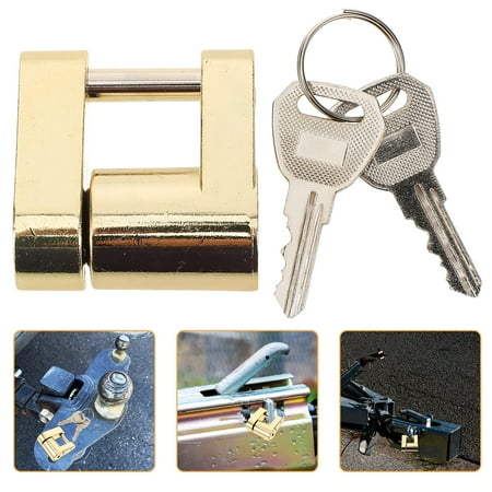 OUNONA Trailer Lock Connector Security Padlock for Coupler