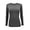 CHARCOAL, variant on Womens Long Sleeve T Shirt With Super-Soft Stretch Fabric Round Neck T-Shirts